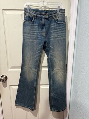 Women's Mid-Rise Bootcut Jeans in Washed Blue
